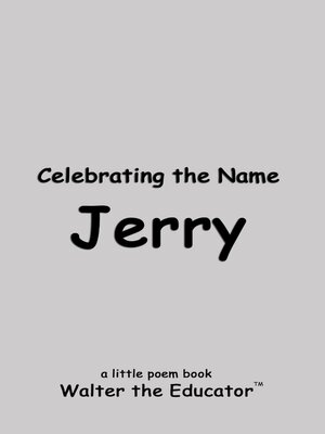 cover image of Celebrating the Name Jerry
